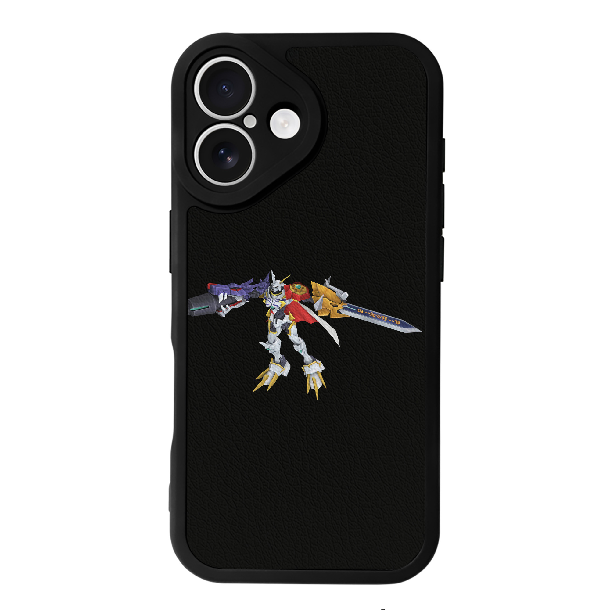 （画像用） Digimon デジタルモンスター/デジモン 【iPhone 16シリーズ対応】シリコンスマホケース（レザー調） 材質：シリコン